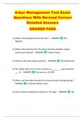 Arbys Management Test Exam  Questions With Revised Correct  Detailed Answers  GRADED PASS