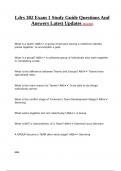 Ldrs 302 Exam 1 Study Guide Questions And Answers Latest Updates 2024&sol;2025