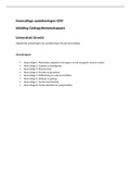 Hoorcollege aantekeningen introductie Gedragswetenschappen - Algemene Sociale Wetenschappen - Universiteit Utrecht