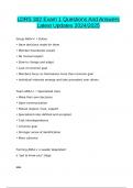 LDRS 302 Exam 1 Questions And Answers Latest Updates 2024&sol;2025