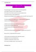 CRCR Multiple Choice 2024 Answers 100&percnt; ACCURATE