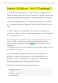 Sophia US History I Unit 4 Challenge 2
