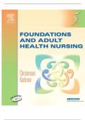 Test Bank for Adult Health Nursing 5th Edition by  Christensen&comma; Elaine  Chapter 1-17 Complete Guide&period;