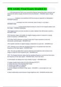 RTE 1418C Final Exam Graded A&plus;