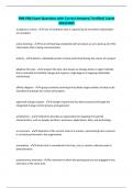 PMI-PBA Exam-Questions with Correct Answers&sol; Verified&sol; Latest 2024&sol;2025