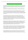 AHIP ABC 2022 For The Final EXAM Questions And Answers&lpar; With Complete top Solution Rated A&rpar;