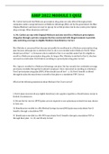 AHIP 2022 Module 3 QUIZ With Complete top Solution Rated A&rpar;