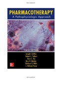 Pharmacotherapy&colon; A Pathophysiologic Approach 10th Edition Dipiro Talbert Yee Test Bank &vert;ALL CHAPTERS &vert; COMPLETE TEST BANK &vert;GUIDEA&plus;