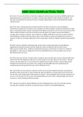 AHIP 2022 EXAM &lpar;ACTUAL TEST&rpar; COMPLETE TOP SOLUTION RATED A&period;