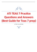 ATI TEAS 7 Practice Questions and Answers (Best Guide for Teas 7 prep)