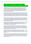SAFe Release Train Engineer &lpar;RTE&rpar; SAFe-RTE Exam Questions and Answers