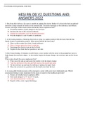 HESI RN OB V2 QUESTIONS AND ANSWERS 2022&vert; BEST GUIDE FOR YOUR EXAM&vert; QUESTION TAKEN FROM THE ACTUAL EXAM