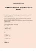 N164 Exam 2 Questions With 100&percnt; Verified Answers