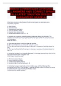 Marketo Certified Expert Certification ALL ANSWERS 100&percnt; CORRECT SPRING FALL-LATEST SOLUTION 2022&sol;2023 GUARANTEED GRADE A&plus;