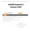 AUE2602 Assignment 1 Semester 2 2022 (75%)
