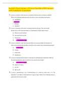 Nur2407 Pharm Retake 1 ATI Exam Questions With Answers 100&percnt; Satisfacton Guaranteed