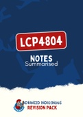 LCP4804 - Summarised NOtes
