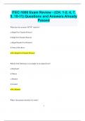ITEC-1000 Exam Review - &lpar;CH&period; 1-2&comma; 4&comma; 7&comma; 9&comma; 10-11&rpar; Questions and Answers Already  Passed