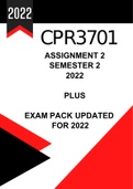 CPR3701 LATEST Exam Pack Updated for 2022 (Includes 2022 paper) ⭐⭐⭐⭐⭐