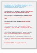 SCRIBE AMERICA OP FINAL EXAM 2024&sol;2025&sol;COMPLETE ACTUAL  EXAM QUESTIONS AND 100&percnt; CORRECT ANSWERS  &lpar;VERIFIED ANSWERS &rpar; ALREADY GRADED A&plus;&period;