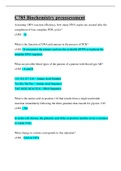 C785 Biochemistry preassessment&sol;Questions & Answers