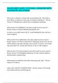 GALEN MED SURG 170 EXAM 1 2024&sol;2025 WITH ACCURATE SOLUTIONS