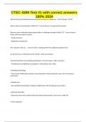 CTEC 4309 Test &num;1 with correct answers 100&percnt; 2024
