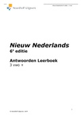 Nieuw nederlands antwoorden 3vwo