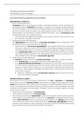Inleiding Constitutioneel Recht (660452-B-6) aantekeningen hoorcolleges ICR