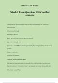 Ndaeb 2 Exam Questions With Verified Answers&period;