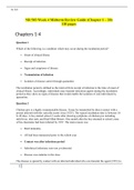 NR 503 Week 4 Midterm Review Guide (Chapter 1 – 20) 110 pages