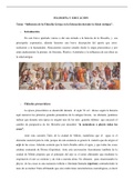 “Influencia de la Filosofía Griega en la Educación durante la Edad Antigua”.