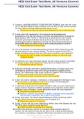 HESI Exit Exam Test Bank&comma; All Versions Covered