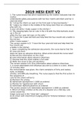 2019 HESI EXIT V2 100&percnt; Questions and Answers&comma; Graded A&plus;