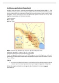 Samenvatting over Mesopotamië