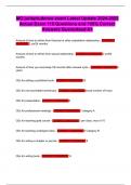 MO jurisprudence exam Latest Update 2024-2025 Actual Exam 115 Questions and 100&percnt; Correct Answers Guaranteed A&plus;