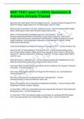 MSP TEST &lpar;part 1&rpar; &lpar;2024&rpar; Questions & Answers Already Passed   Name the five fraternities in the Pan-Hellenic Council - Correct Answers&colon;Omega Psi Phi&comma; Alpha Phi Alpha&comma; Kappa Alpha Psi&comma; Phi Beta Sigma&comma; Iota Phi Theta&period;  Name the the 4 sororities in the Pan- 