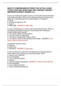 NGN RN ATI COMPREHENSIVE PREDICTOR ACTUAL EXAM LATEST 2024&sol;2025 QUESTIONS AND VERIFIED CORRECT ANSWERS&sol; ALREADY GRADED A &plus;&plus;