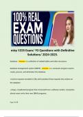 misy 5335 Exam&sol; 93 Questions with Definitive Solutions&sol; 2024-2025&period;