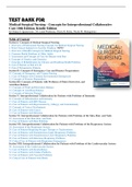 Test Bank Medical-Surgical Nursing Concepts for Interprofessional Collaborative Care 10th Edition by Donna D. Ignatavicius Chapter 1-69 |Complete Guide A+