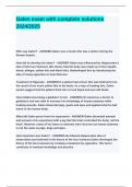 Galen exam with complete solutions 2024&lowbar;2025