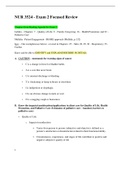 NUR 3524 Exam 2 Study Guide- Rasmussen College&sol;NUR 3524 Exam 2 Study Guide- Rasmussen College