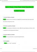 Astro 1 Exam 1 Penn State &lpar;2024 &sol; 2025&rpar; Actual Questions and Verified Answers&comma; 100&percnt; Guarantee Pass