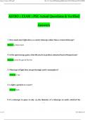 Astro 1 Exam 1 PSU &lpar;2024 &sol; 2025&rpar; Actual Questions and Verified Answers&comma; 100&percnt; Guarantee Pass