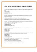 ASQ Review Questions