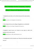 BDOC - Maritime Warfare Geography CH 1 Videos & Homework Questions with 100&percnt; Correct Answers &vert; Verified &vert; Latest Update 2024
