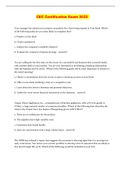CEC Certification Exam 2022 