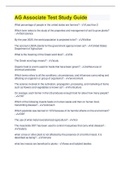 AG Associate Test Study Guide &vert; 168 Questions with 100&percnt; Correct Answers