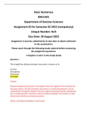 DETAILED SOLUTIONS - BNU1501 Assignment 03 Semester 02 2022