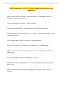US Citizenship Test 2022 with complete Questions and Answers 
